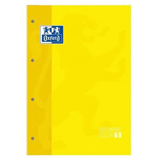 OXFORD RECAMBIO TAPA BLANDA 80H 90G CUADRICULA 5X5 A4+ AMARILLO-IR30 OXFORD RECAMBIO TAPA BLANDA 80H 90G CUADRICULA 5X5 A4+ AMARILLO