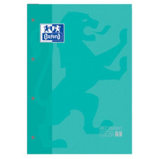 OXFORD RECAMBIO TAPA BLANDA 80H 90G CUADRICULA 5X5 A4+ MENTA HELADA-IR30 OXFORD RECAMBIO TAPA BLANDA 80H 90G CUADRICULA 5X5 A4+ MENTA HELADA