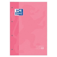 OXFORD RECAMBIO TAPA BLANDA 80H 90G CUADRICULA 5X5 A4+ ROSA CHICLE