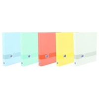 OXFORD CARPETA EUROPEANBINDER 4 ANILLAS CON GOMAS Y RECAMBIO A4+ MELOCOTON