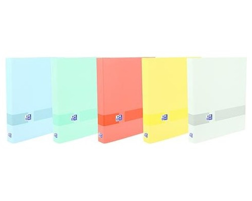 OXFORD CARPETA EUROPEANBINDER 4 ANILLAS CON GOMAS Y RECAMBIO A4+ MELOCOTON