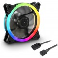 VENTILADOR CAJA SHARKOON SHARK BLADES FAN 120X120X 25,5 MM PWM RGB-SX20 VENTILADOR CAJA SHARKOON SHARK BLADES FAN 120X120X 25,5 MM PWM RGB