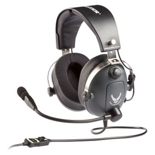 Thrustmaster 4060196 auricular y casco Auriculares Al&aacute;mbrico Aviaci&oacute;n/Control de tr&aacute;fico a&eacute;reo Gris (Espera 4 dias)