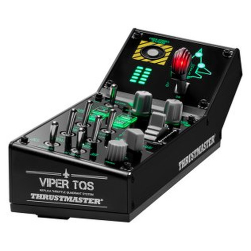 Thrustmaster VIPER Panel Negro USB Joystick/Palanca de control lateral + cuadrante de aceleraci&oacute;n PC (Espera 4 dias)