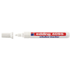 EDDING Marcador tiza liquida 4095 punta conica trazo 2-3mm blanco