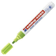 EDDING Marcador tiza liquida 4095 punta conica trazo 2-3mm verde claro