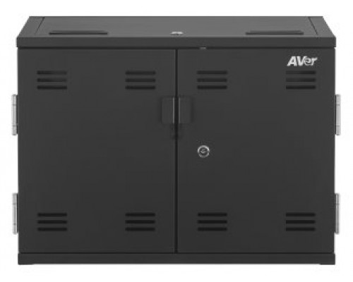 AVer X12 Armario de gestión y carga para dispositivos portátiles Negro (Espera 4 dias)