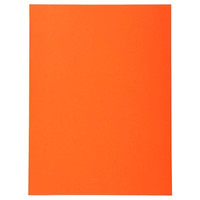 EXACOMPTA Paq.100 subcarpetas Forever 220g naranja