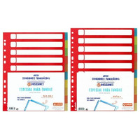 GRAFOPLAS Separador PP para fundas 10 posiciones A4