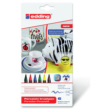 EDDING BL.6 ROTULADORES PARA PORCELANA COLORES BASICOS-IR40 EDDING BL.6 ROTULADORES PARA PORCELANA COLORES BASICOS