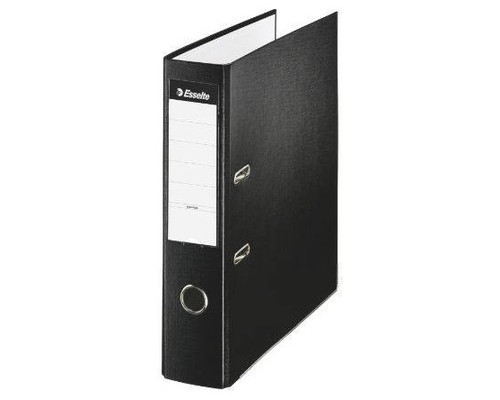 ESSELTE Archivador plastico forrado Esselte lomo 75mm folio negro