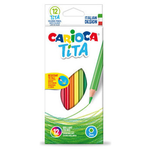CARIOCA C.12 LAPICES HEXAGONALES TITA COLORES SURTIDOS
