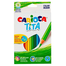 CARIOCA C.18 LAPICES HEXAGONALES TITA COLORES SURTIDOS-IR37 CARIOCA C.18 LAPICES HEXAGONALES TITA COLORES SURTIDOS