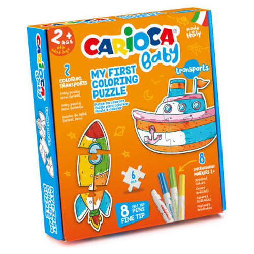 Carioca Puzle para Colorear Transports BABY (Espera 4 dias)-SX26 Carioca Puzle para Colorear Transports BABY (Espera 4 dias)