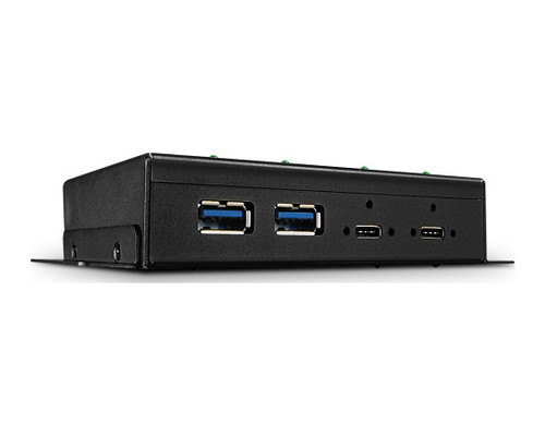 Lindy 43094 hub de interfaz USB 3.2 Gen 2 (3.1 Gen 2) Type-C 10000 Mbit/s Negro (Espera 4 dias)