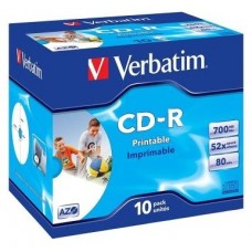 CD VERBATIM PRINT 700MB 10U