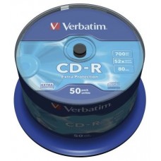 CD-R VERBATIM 700MB 52X EXTRA PROTECTION 50UNDS