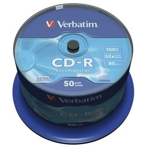 CD VERBATIM DATALIFE 700MB 50U-DU30 CD VERBATIM DATALIFE 700MB 50U