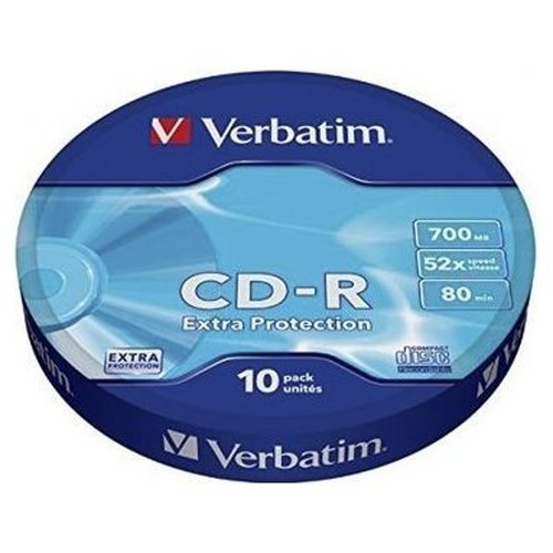 CD VERBATIM DATALIFE 700MB 10U-DU28 CD VERBATIM DATALIFE 700MB 10U