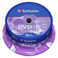 DVD+R VERBATIM 4.7GB 16X ADV AZO PACK 25U