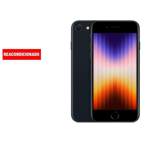 APPLE iPHONE SE 2022 128GB NEGRO REACONDICIONADO GRADO B (Espera 4 dias)