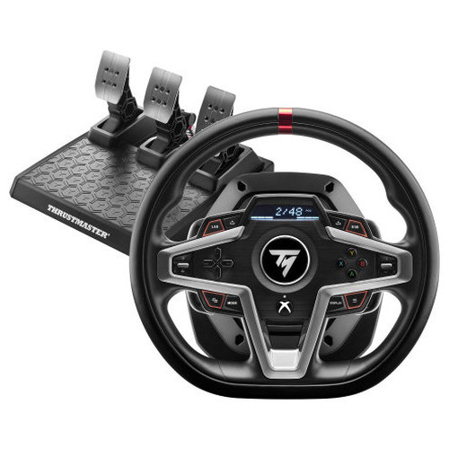 Thrustmaster 4460182 mando y volante Negro USB Volante + Pedales Anal&oacute;gico/Digital PC, Xbox One, Xbox One S, Xbox One X, Xbox Series S, Xbox Series X (Espera 4 dias)