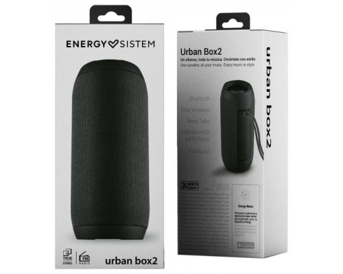 Energy Sistem Altavoces urban box 2 onyx