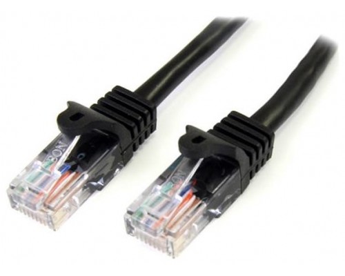 STARTECH CABLE ETHERNET 1M UTP NEGRO CAT5E RJ45 PA