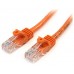 STARTECH CABLE ETHERNET 1M UTP NARANJA CAT5E RJ45