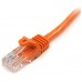 STARTECH CABLE ETHERNET 1M UTP NARANJA CAT5E RJ45