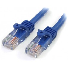 STARTECH CABLE ETHERNET 2M UTP AZUL CAT5E RJ45