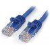 STARTECH CABLE ETHERNET 2M UTP AZUL CAT5E RJ45