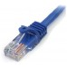 STARTECH CABLE ETHERNET 2M UTP AZUL CAT5E RJ45