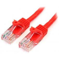 STARTECH CABLE ETHERNET 2M UTP ROJO CAT5E RJ45