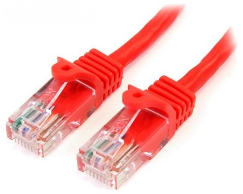 STARTECH CABLE ETHERNET 2M UTP ROJO CAT5E RJ45