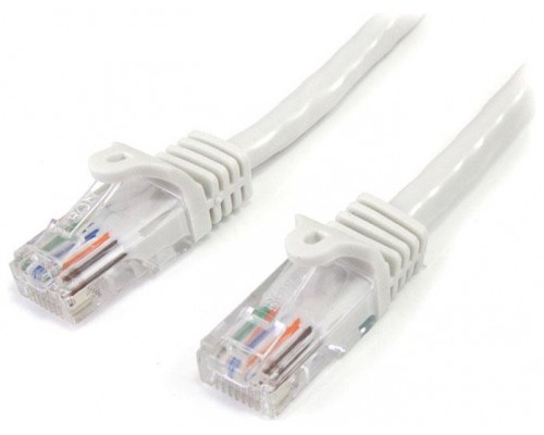 STARTECH CABLE DE RED 5M BLANCO CAT5E