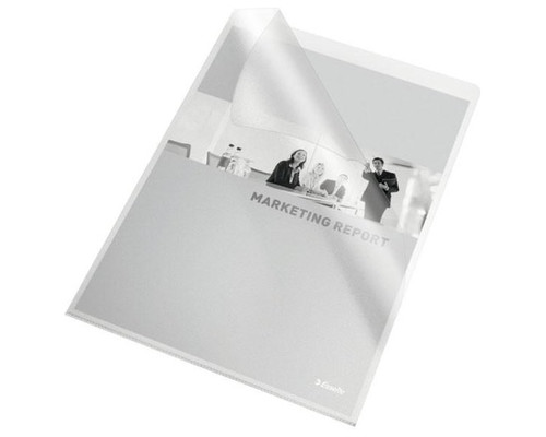 ESSELTE C.100 dossiers u&ntilde;eros PVC 30Q folio transparente