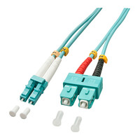 Lindy 15m OM3 LC - SC Duplex Cable de fibra óptica e InfiniBand Turquesa (Espera 4 dias)-SX30 Lindy 15m OM3 LC - SC Duplex Cable de fibra óptica e InfiniBand Turquesa (Espera 4 dias)