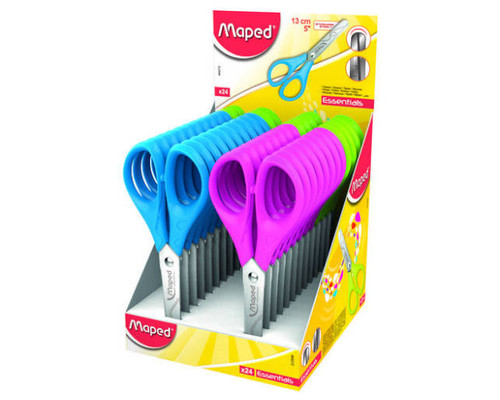 MAPED TIJERAS ESSENTIALS 13CM COLORES SURTIDOS