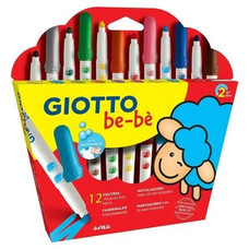 GIOTTO ESTUCHE 12 LAPICES BE-BE COLORES SURTIDOS