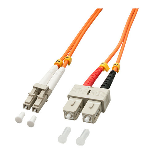 Lindy 1.0m OM2 LC - SC Duplex Cable de fibra óptica e InfiniBand 1 m Naranja (Espera 4 dias)-SX30 Lindy 1.0m OM2 LC - SC Duplex Cable de fibra óptica e InfiniBand 1 m Naranja (Espera 4 dias)
