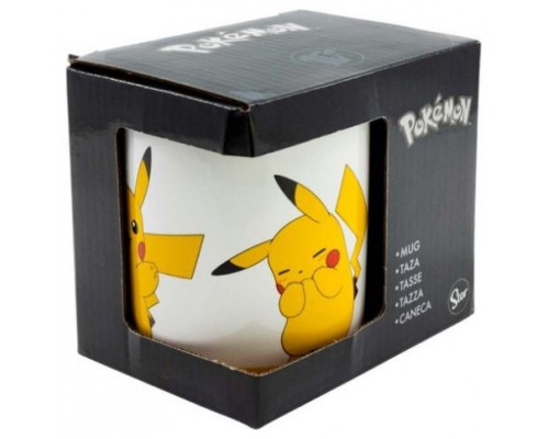 TAZA EN CAJA REGALO PIKACHU 325 ML STOR REDSTRING 472 (Espera 4 dias)