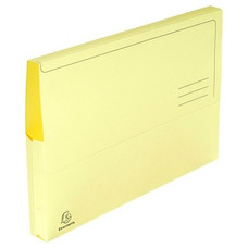EXACOMPTA Paq.10 subcarpetas con bolsa 210g 24x32cm amarillo-IR40 EXACOMPTA Paq.10 subcarpetas con bolsa 210g 24x32cm amarillo