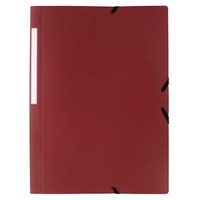 GRAFOPLAS Carpeta gomas y 3 solapas Poligraf PP folio burdeos-IR38 GRAFOPLAS Carpeta gomas y 3 solapas Poligraf PP folio burdeos