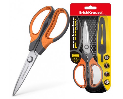 BL&Iacute;STER TIJERAS PROTECTOR 16,5 CM ERICH KRAUSE 48056 (Espera 4 dias)