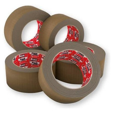 FIXO (Pack de 6) R.precinto PP acrilico 48mmx66m habana