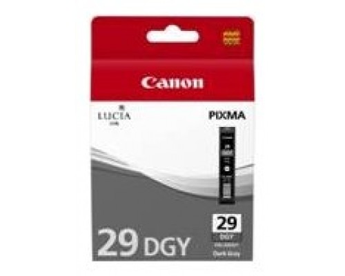 Canon PIXMA/PRO-1 Cartucho Gris Oscuro PGI-29DGY