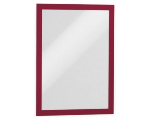 PACK 10 MARCOS INFORMATIVOS DURAFRAME AUTOAHESIVO A4 ROJO DURABLE 488203 (Espera 4 dias)