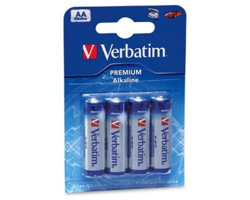 Verbatim - Pack 4 Pilas AA LR6 Alcalinas