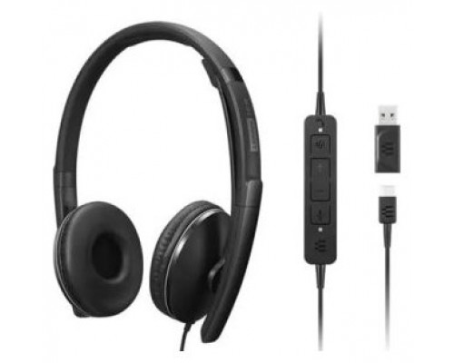 Headset Usb-c Lenovo Anc  Microfono Cancelacion